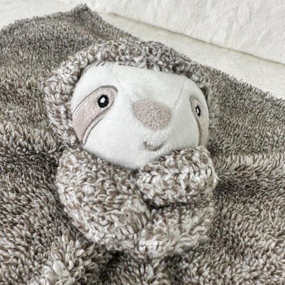 Carter's 2020 Brown Sloth Cuddle Plush Lovie Security Blanket - Picture 3 of 4